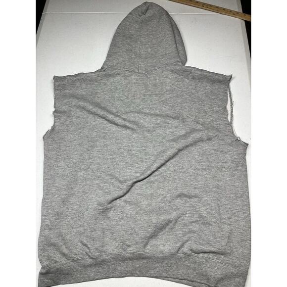 Jerry Garcia Handprint Lee Cut Off Hoodie Sweatshirt Size large - Picture 6 of 7